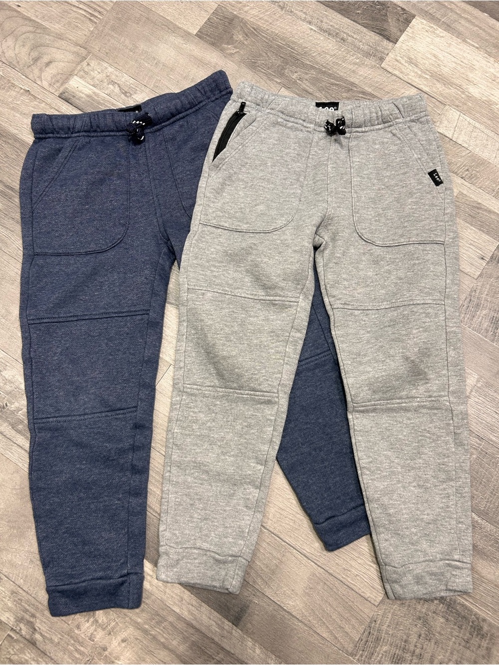 Lee Boys Blue and Gray Jogger Sweatpants Bundle XS 5/6